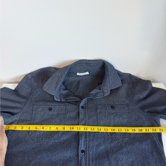 Taylor Stitch Utility Button-Up Shirt Jacket Denim Organic Cotton - Picture 11 of 13